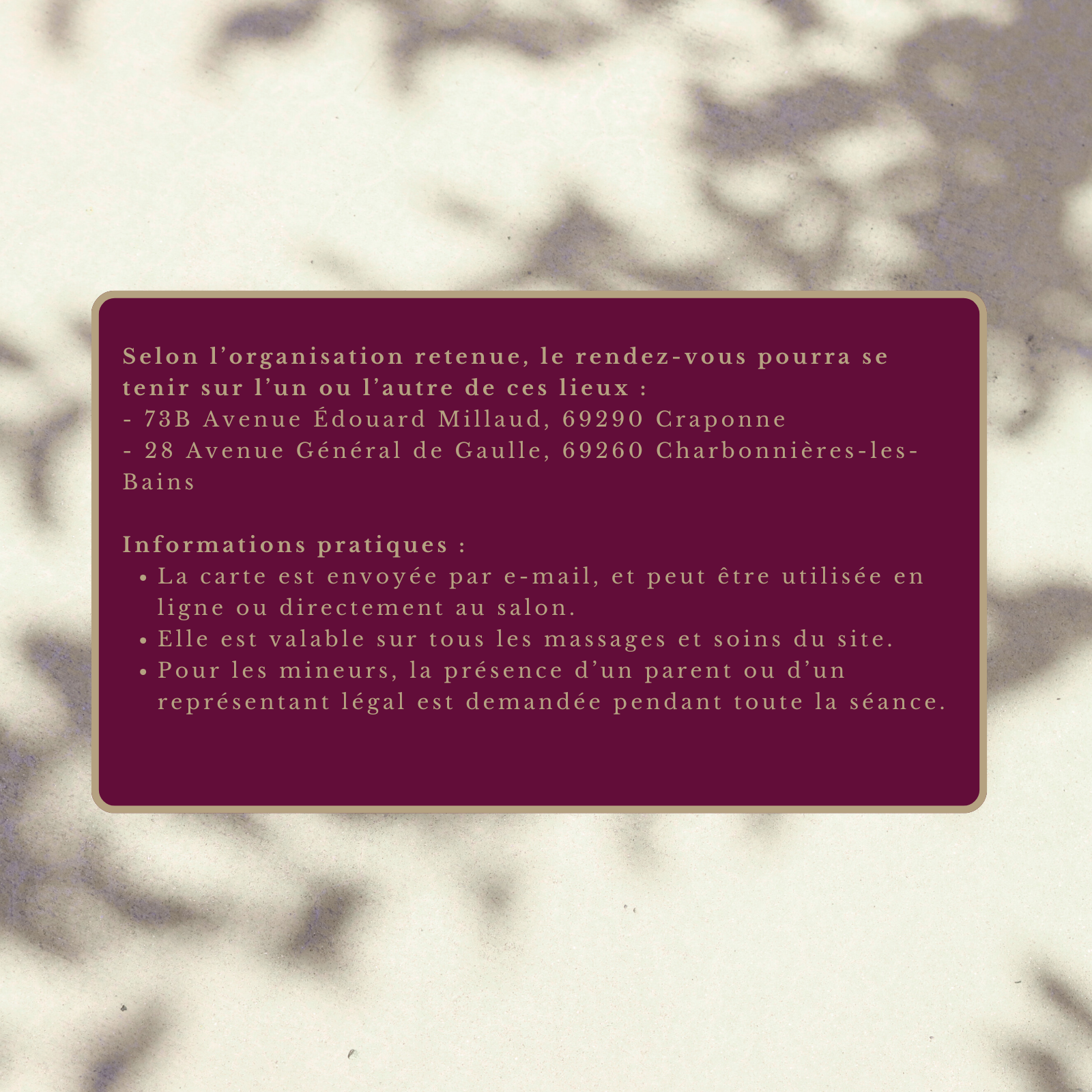 Cartes cadeaux